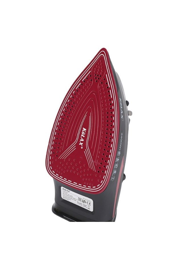 Kolax Steam Iron 2400W Ceramic Soleplate 400ml Water Tank - Image 2
